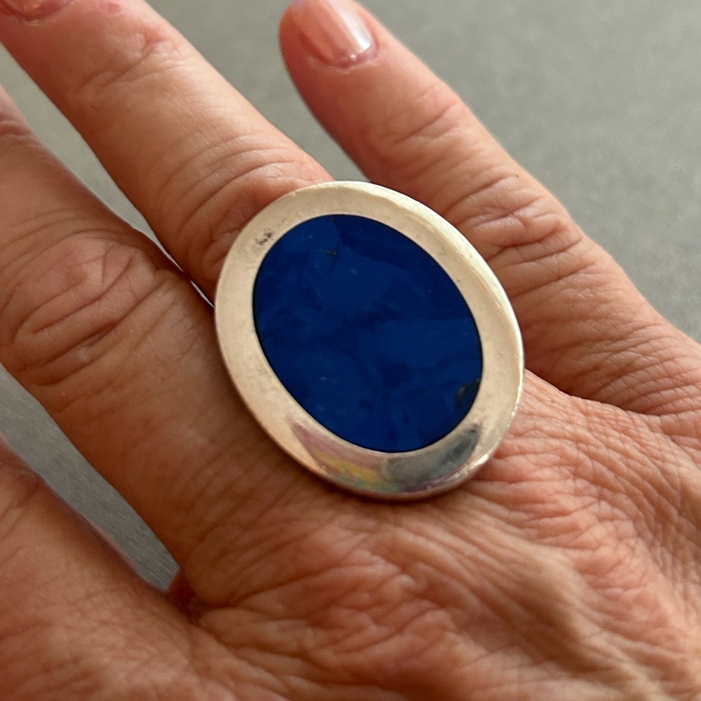Lapis lazuli ring